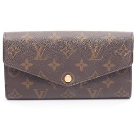 Portafoglio lungo Sarah Monogram di Louis Vuitton Marrone