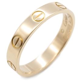 Cartier-Cartier Mini Love Ring Au750 Ring Size 11-Golden,Metallic