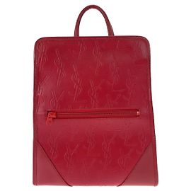 Yves Saint Laurent YSL Leather Backpack Red