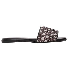 Max Mara Fridac Logo Slides Brown