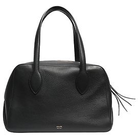 Khaite Borsa media in pelle nera Maeve Nero