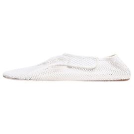 Alaïa Pantoufles tissées Azzedine blanches - taille EU 38,5 Blanc