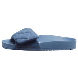 Birkenstock Blue denim quilted slides - size EU 41 Blue