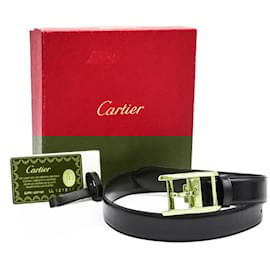 Cartier-Cinto Tank Américaine reversível Cartier-Marrom,Preto