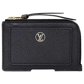 Louis Vuitton Black Card Case Black