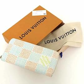 Louis Vuitton-Louis Vuitton Damier Zippy Wallet-White,Multiple colors