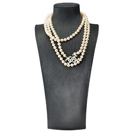 Bijoux CHANEL en Perle Blanc - 102221 Blanc