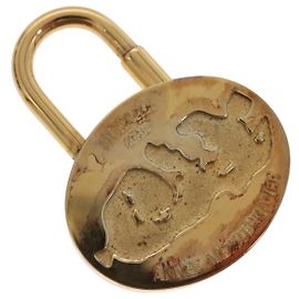 Hermès HERMES Charm Cadena metallo Oro Auth bs27700 D'oro