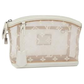 Louis Vuitton-LOUIS VUITTON Monogram Transparent Lockit Clutch Bag M40700 LV Auth 131195V-Monograma