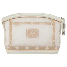 Louis Vuitton-LOUIS VUITTON Monogram Transparent Lockit Clutch Bag M40700 LV Auth 131195V-Monograma
