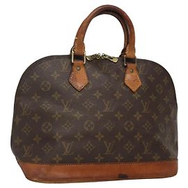LOUIS VUITTON Bolsa de Mão Monogram Alma M51130 LV Auth BA3924 Monograma