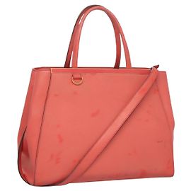 FENDI Sac à main en cuir rose doré Auth bs26640 Rose Doré