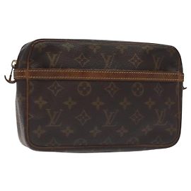 LOUIS VUITTON Clutch Compiegne 23 M51847 Auth LV 129306 Monogramm