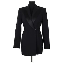 Versace Schwarze Jacke Schwarz