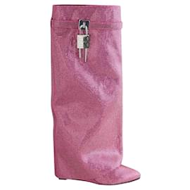 Givenchy-Shark pink boots-Pink