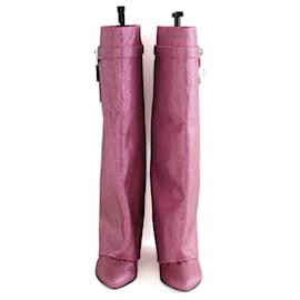 Givenchy-Shark pink boots-Pink