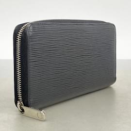Louis Vuitton-Louis Vuitton Epi Zippy Wallet M60072 Noir-Black