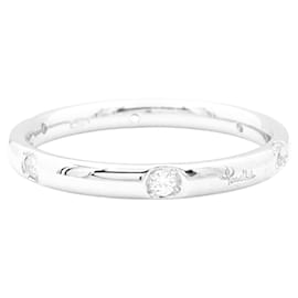 Pomellato-Pomellato ring, "Lucciole", natural white gold, diamonds.-Other