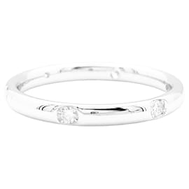 Pomellato-Pomellato ring, "Lucciole", natural white gold, diamonds.-Other
