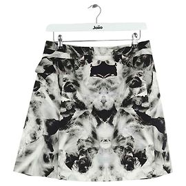 Falda Alexander McQueen negra de viscosa Negro