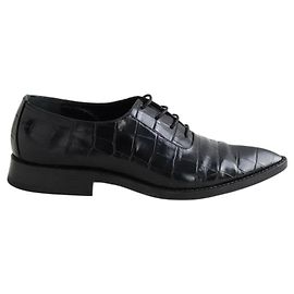 Victoria Beckham Scarpe in pelle con lacci Nero
