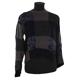 Sacai Suéter de algodón negro Negro