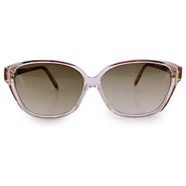 Givenchy-Paris Vintage Clear Brown Sunglasses G 8911 55/11-Brown