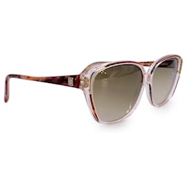 Givenchy-Paris Vintage Clear Brown Sunglasses G 8911 55/11-Brown
