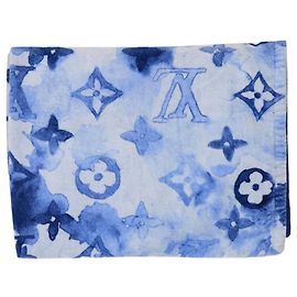 Louis Vuitton Asciugamano da spiaggia acquerello blu Blu