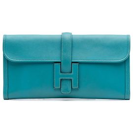 Hermès Blue Swift Jige Elan 29 Blu Turchese