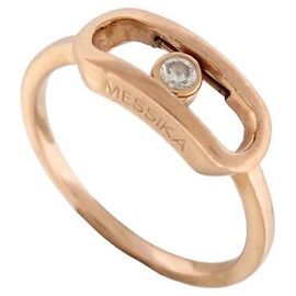 MESSIKA MOVE UNO GM 12390-PG T52 DIAMOND 0.06CT IN 18K ROSE GOLD RING Golden