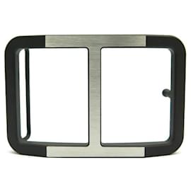 Hermès-NEW HERMES TROTTEUR BELT BUCKLE FOR LINK 38 MM IN MATTE BLACK METAL STEEL-Black