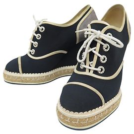 NEUE CHANEL G31555 ESPADRILLES MIT KEILABSÄTZEN 38 SCHUHE Andere
