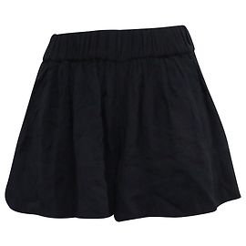 Shorts Iro Davinia in viscosa nera Nero