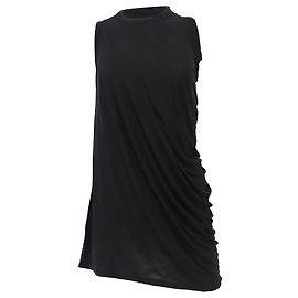 Débardeur drapé Rick Owens en viscose noire Noir