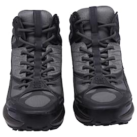 Givenchy- Givenchy Giv 1 TR High-Top Sneakers in Grey Polyester-Grey