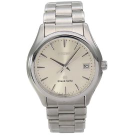 Relógio de pulso em aço inoxidável Grand Seiko 9F62-0A10 Prata