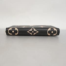 Louis Vuitton-Louis Vuitton Monogram Empreinte Two-Tone Zippy Wallet-Black,Beige