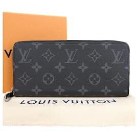 Louis Vuitton Monogram Eclipse Zippy Wallet Horizontal Monogram