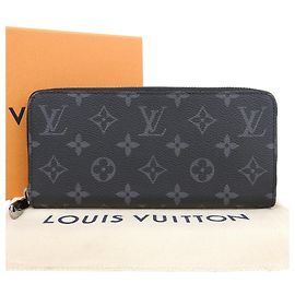 Horizontale Zippy Geldbörse Monogram Eclipse Louis Vuitton Monogramm
