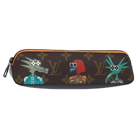 LOUIS VUITTON Monogramm LV Friends Etui Elizabeth für Stift GI0580 Auth 128472 Monogramm