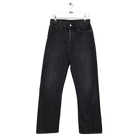 Totême Jeans rectos de algodón Negro