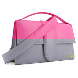 Jacquemus-JACQUEMUS - Jacquemus Le Bambinou shoulder bag in pink leather-Pink