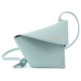 LOEWE - Gioiello da borsa Puzzle Loewe in pelle blu Blu
