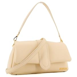 Jacquemus-JACQUEMUS - Jacquemus Le Bambimou shoulder bag in beige leather-Beige