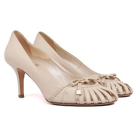 DIOR - Babys Dior Pumps aus beigem Leder Beige