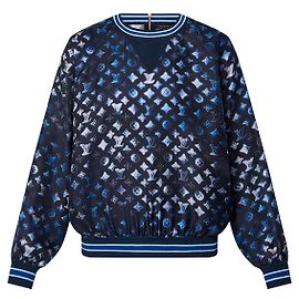 LOUIS VUITTON - Seidenpullover mit Mahina-Monogramm von Louis Vuitton (S) Schwarz