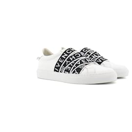 Givenchy-GIVENCHY - Givenchy sneakers in white leather (T38)-White