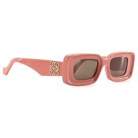 LOEWE - Gafas de sol Chunky Anagram Loewe de plástico rosa Rosa