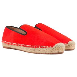 CELINE - Espadrilles Céline aus rotem Leder (T37) Rot